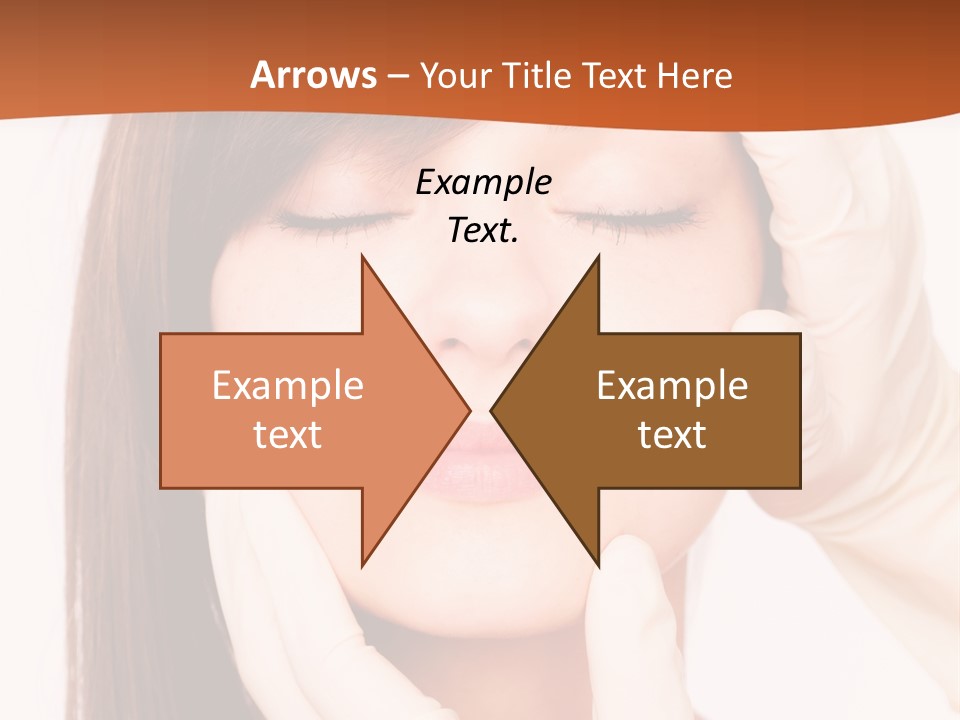 Female Latex Caucasian PowerPoint Template