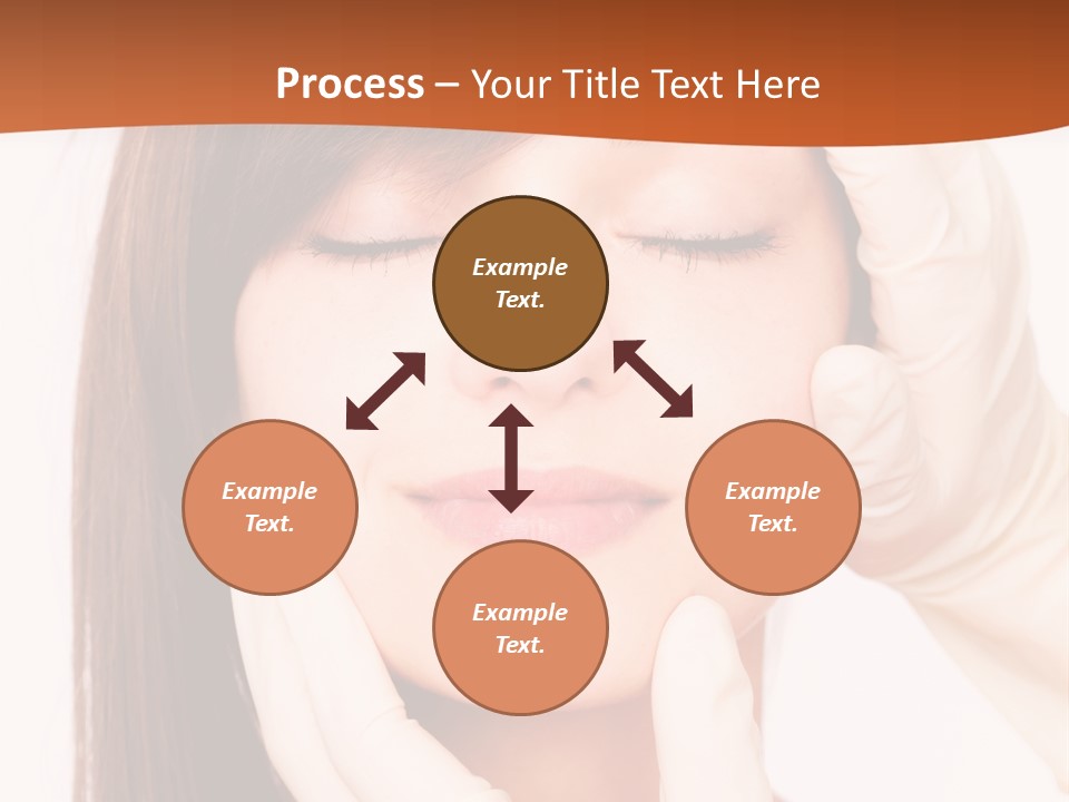 Female Latex Caucasian PowerPoint Template