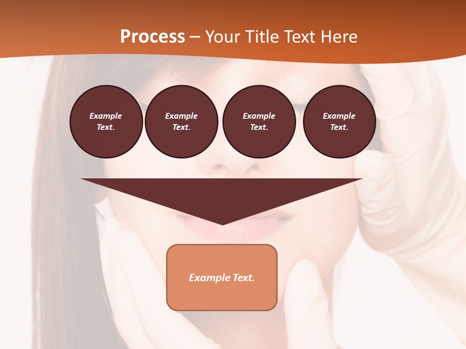 Female Latex Caucasian PowerPoint Template