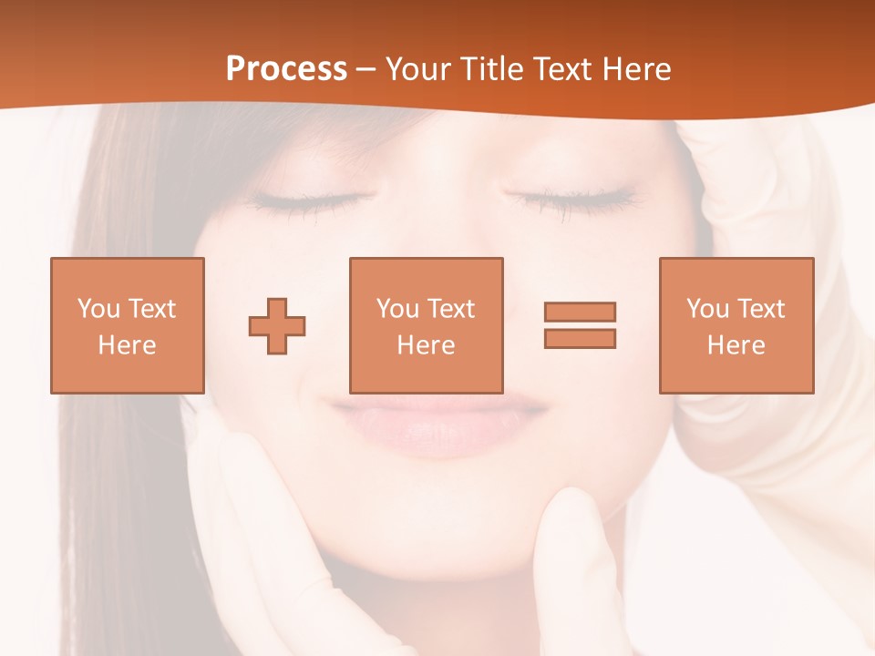Female Latex Caucasian PowerPoint Template