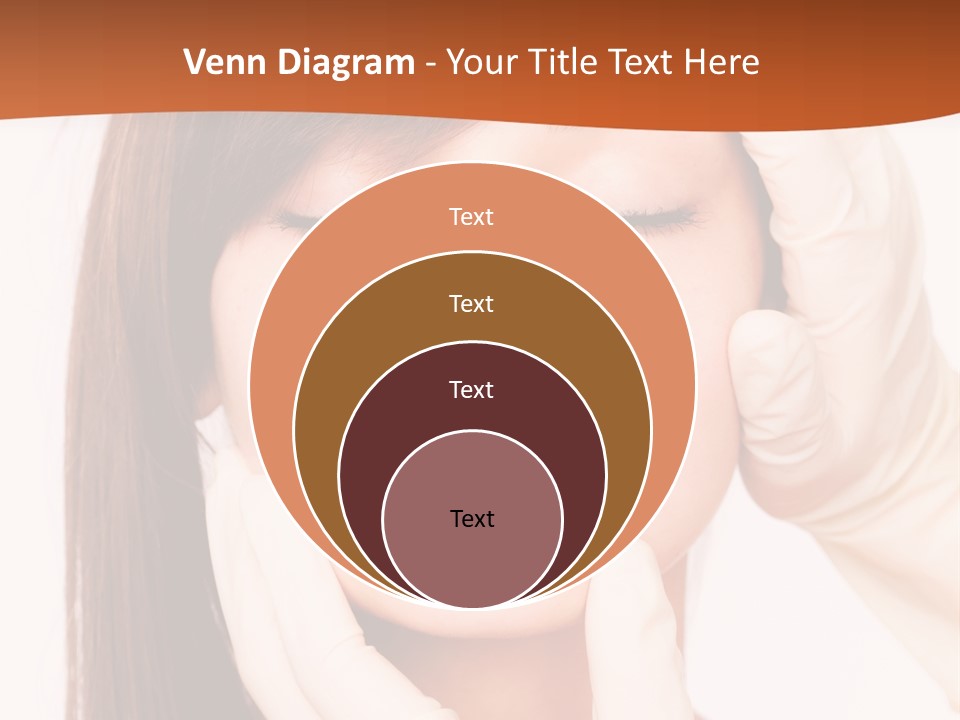 Female Latex Caucasian PowerPoint Template