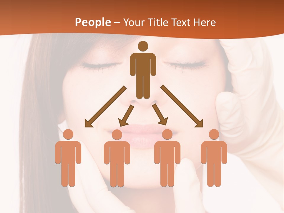Female Latex Caucasian PowerPoint Template