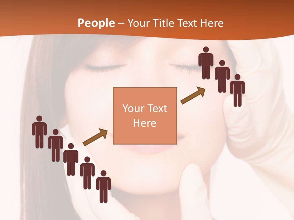 Female Latex Caucasian PowerPoint Template