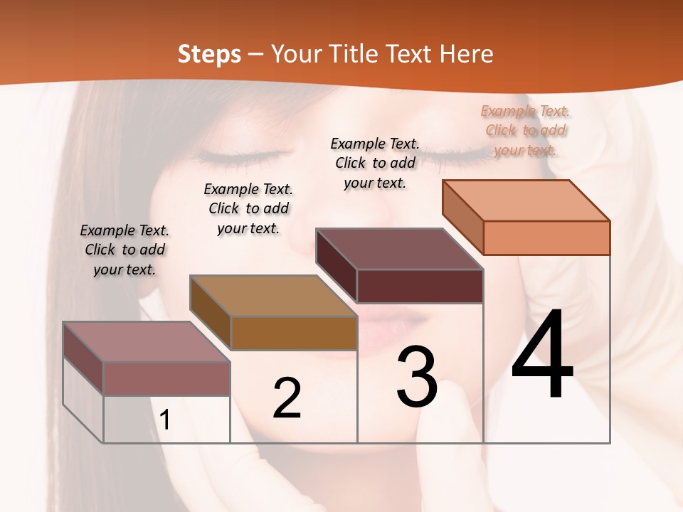 Female Latex Caucasian PowerPoint Template