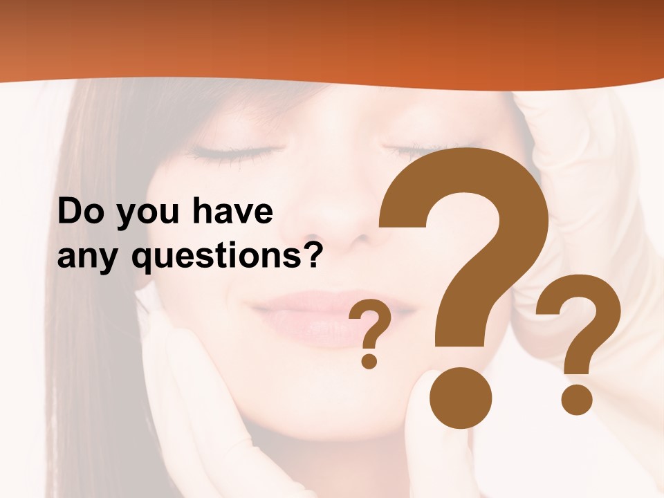 Female Latex Caucasian PowerPoint Template