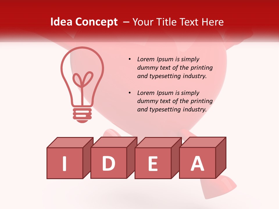 Character Concept Joy PowerPoint Template