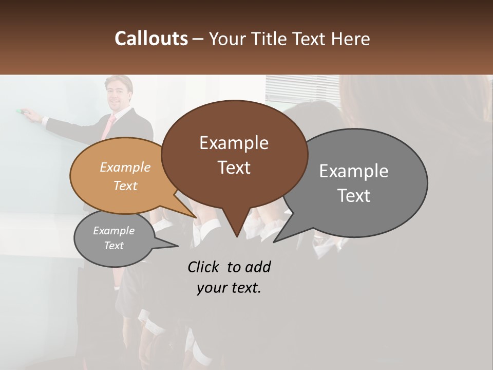 People Office Confidence PowerPoint Template