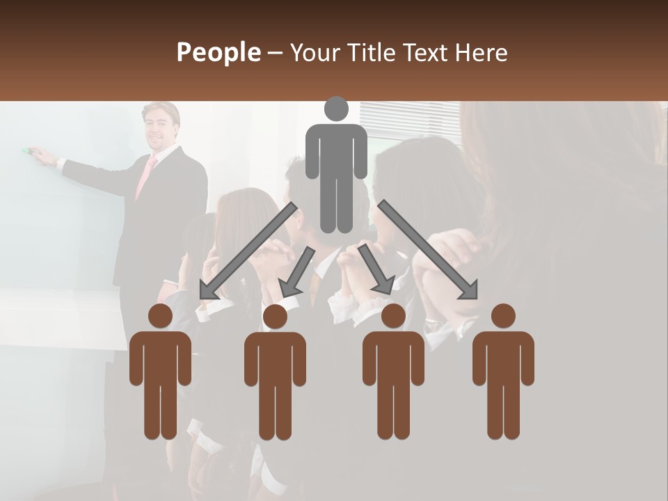 People Office Confidence PowerPoint Template