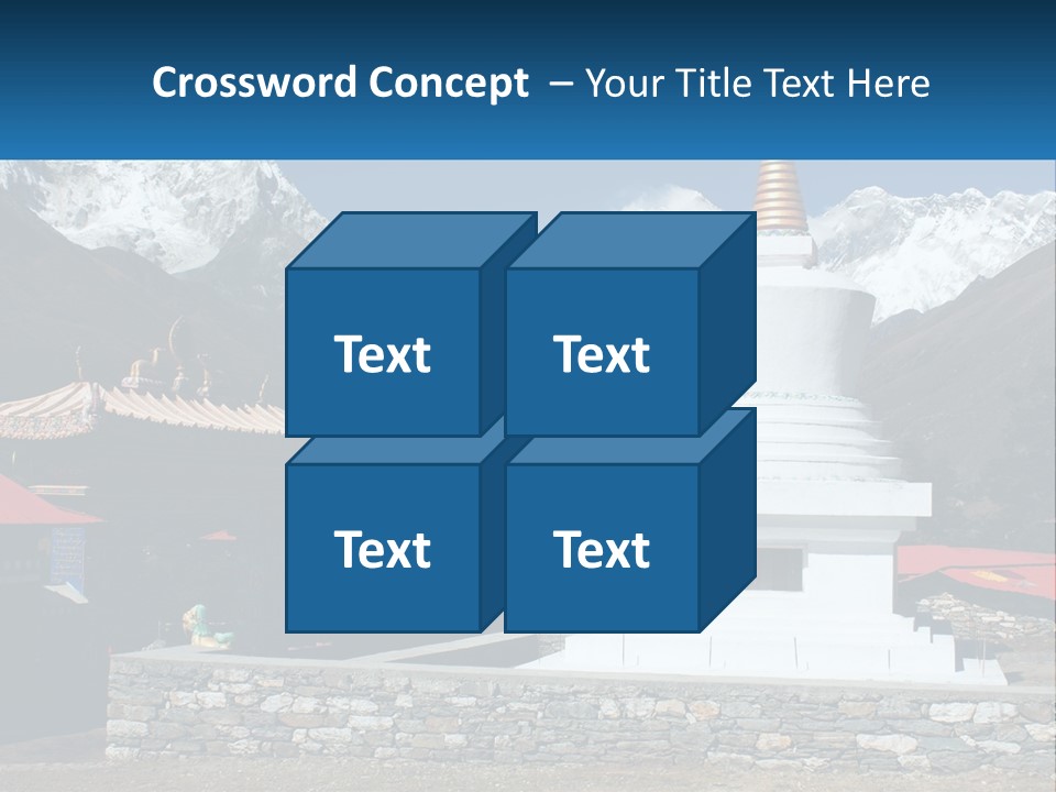Rock Snow Everest PowerPoint Template