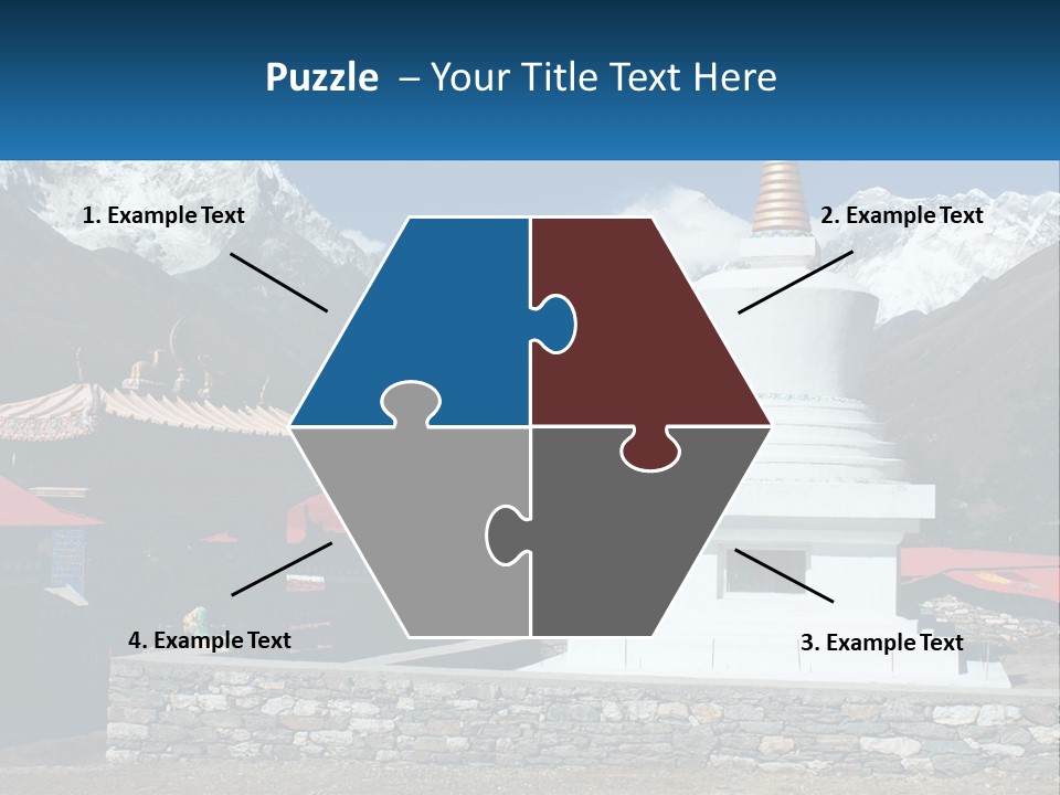 Rock Snow Everest PowerPoint Template