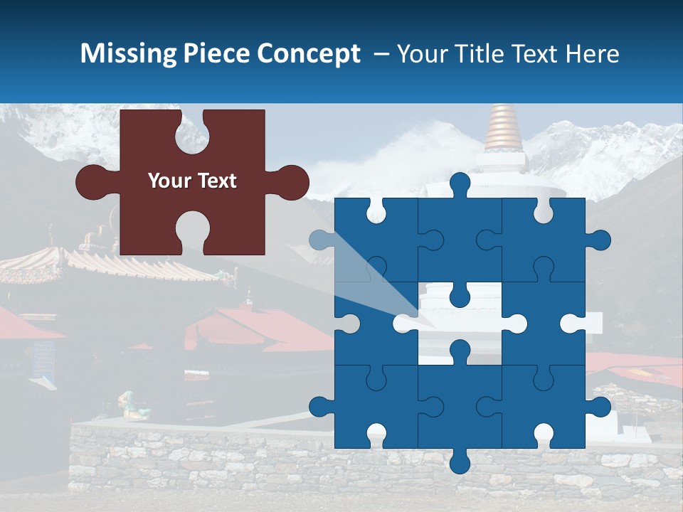 Rock Snow Everest PowerPoint Template