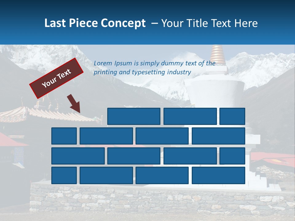 Rock Snow Everest PowerPoint Template