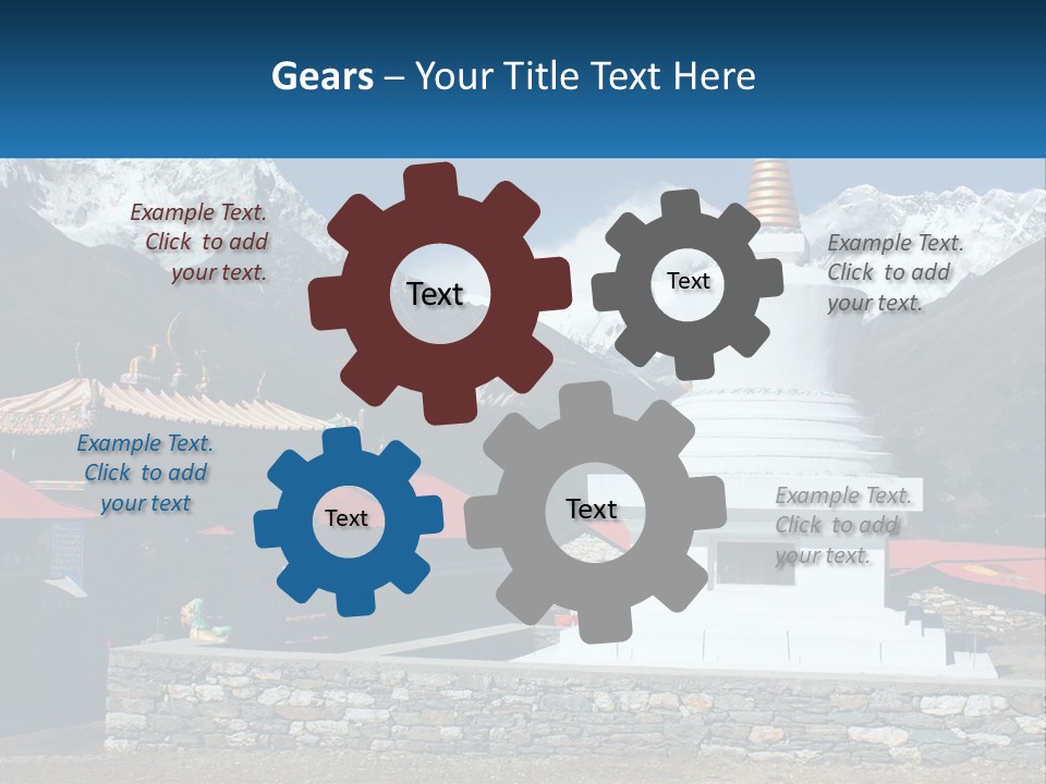 Rock Snow Everest PowerPoint Template