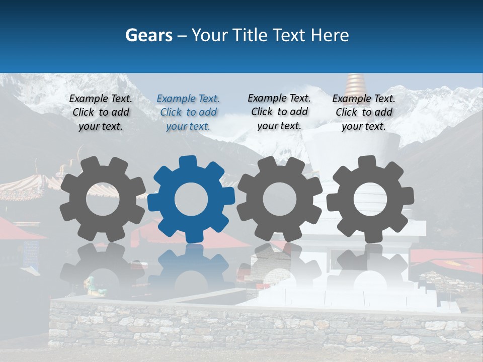 Rock Snow Everest PowerPoint Template