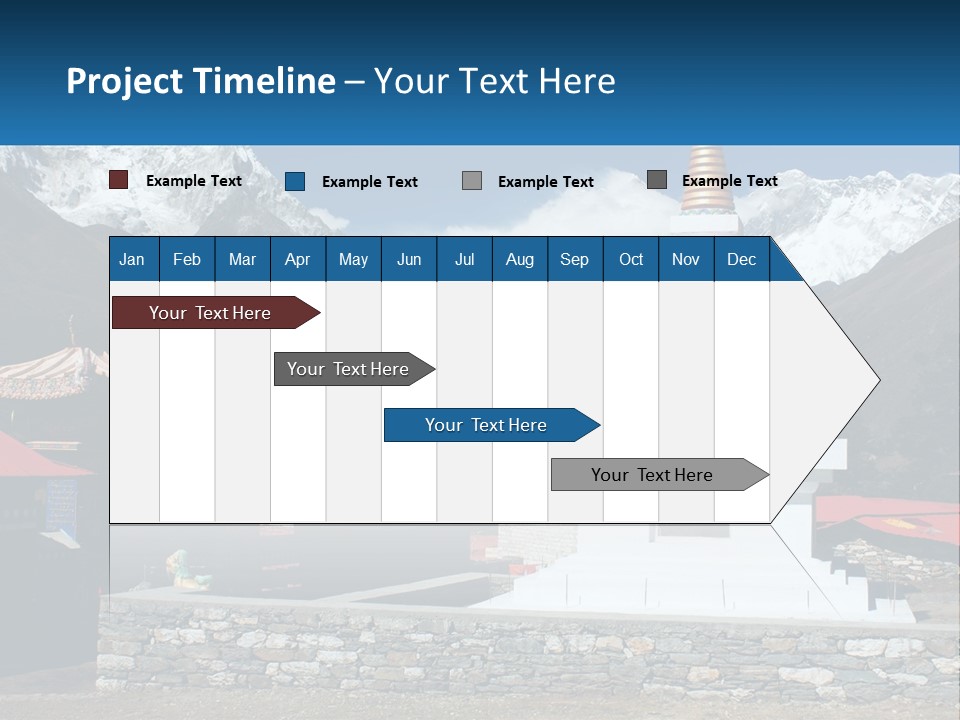 Rock Snow Everest PowerPoint Template