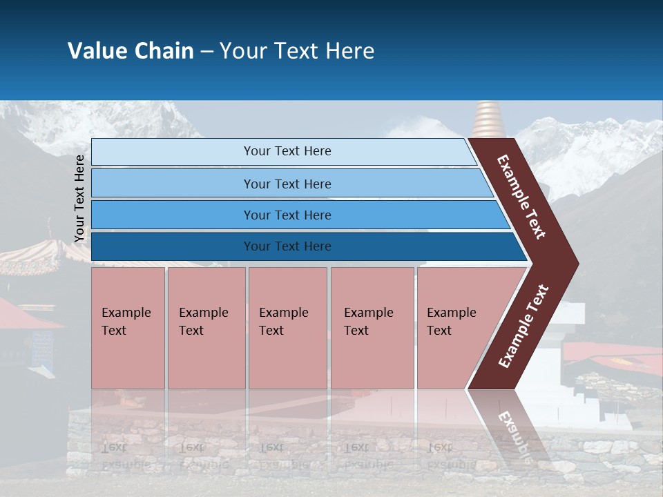 Rock Snow Everest PowerPoint Template