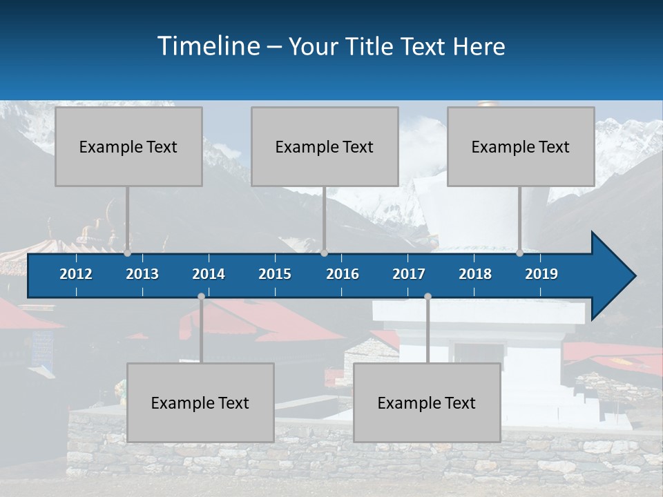 Rock Snow Everest PowerPoint Template