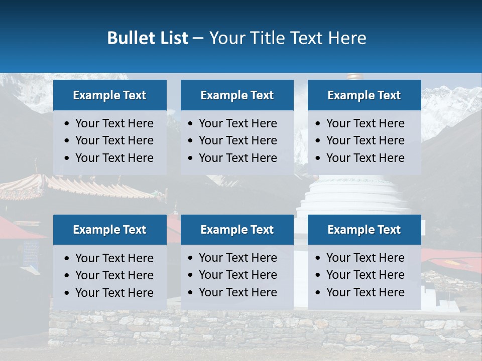 Rock Snow Everest PowerPoint Template
