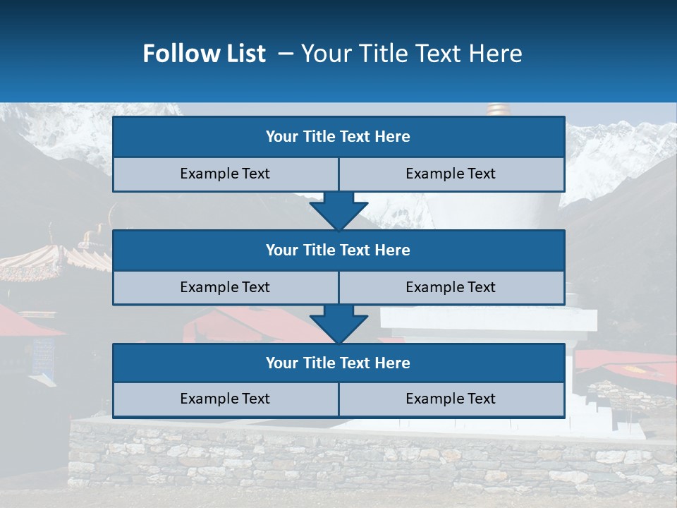 Rock Snow Everest PowerPoint Template