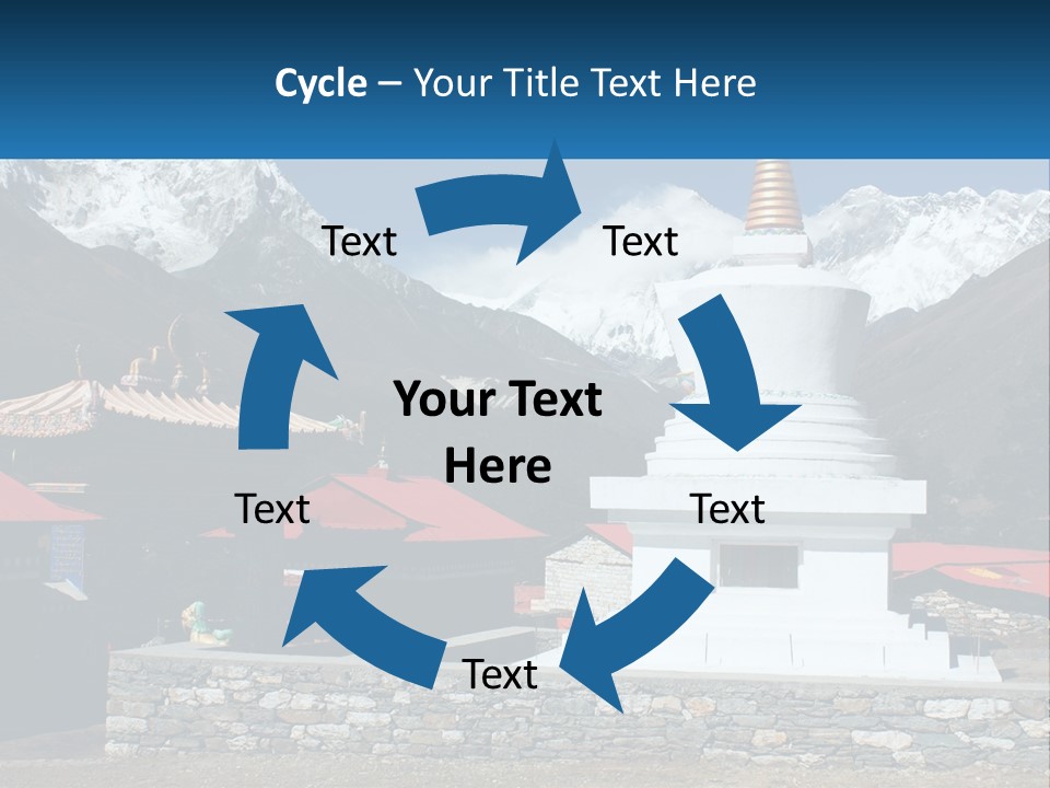 Rock Snow Everest PowerPoint Template