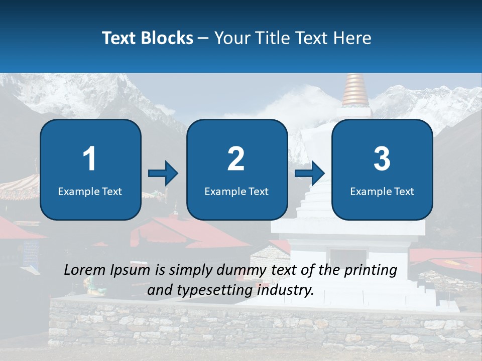 Rock Snow Everest PowerPoint Template