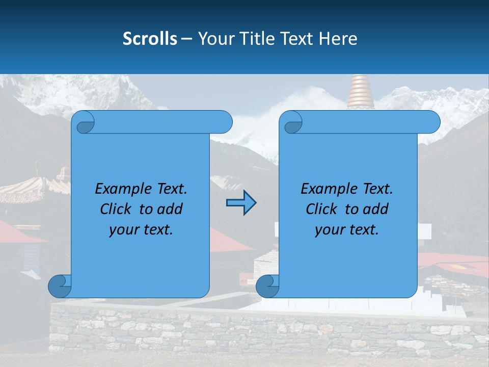 Rock Snow Everest PowerPoint Template