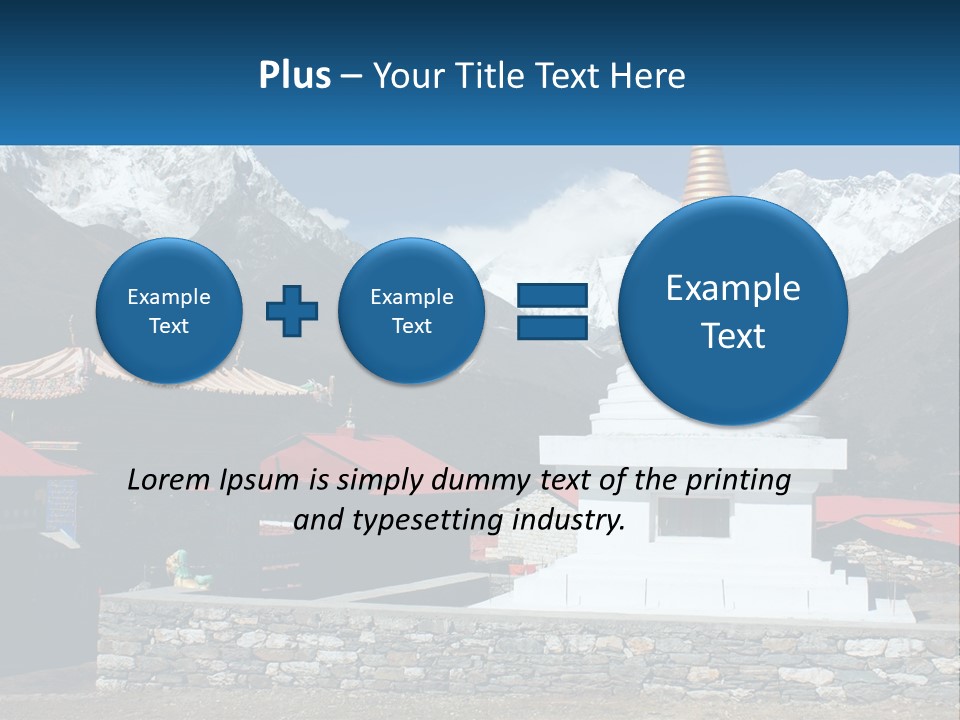 Rock Snow Everest PowerPoint Template