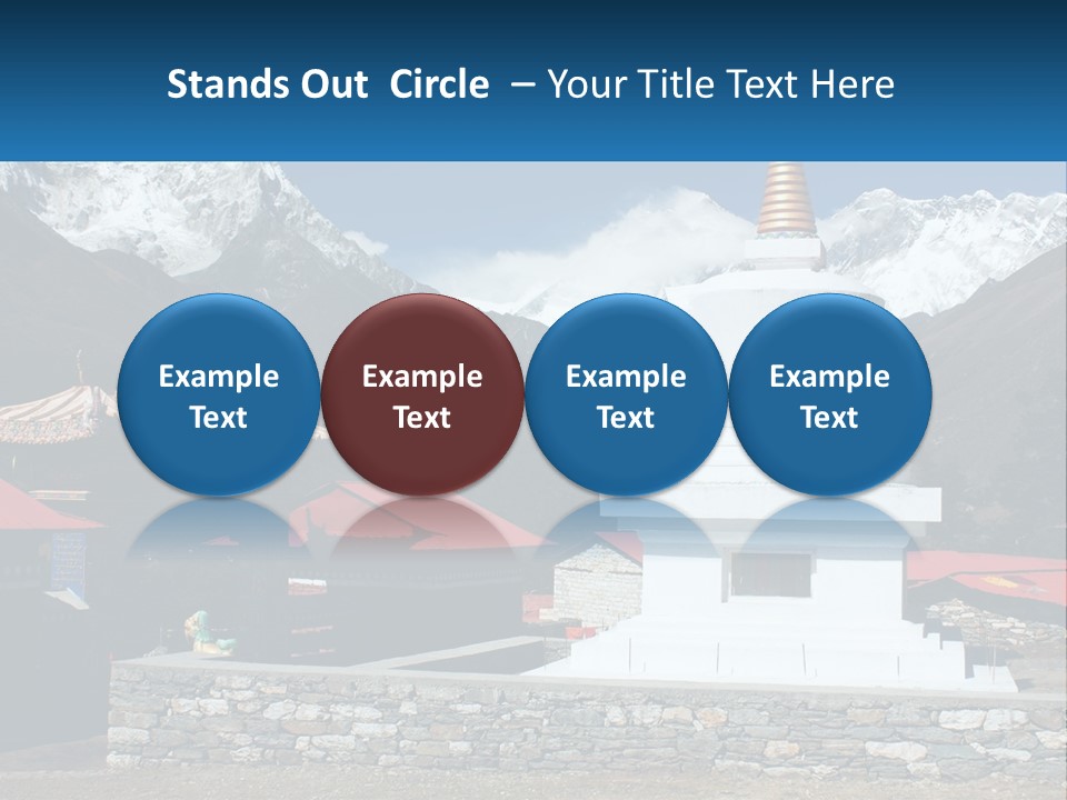 Rock Snow Everest PowerPoint Template