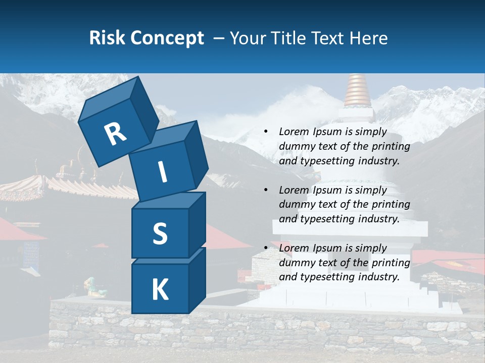 Rock Snow Everest PowerPoint Template