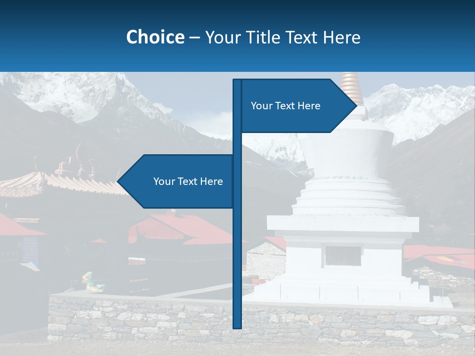 Rock Snow Everest PowerPoint Template