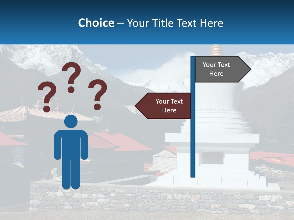 Rock Snow Everest PowerPoint Template