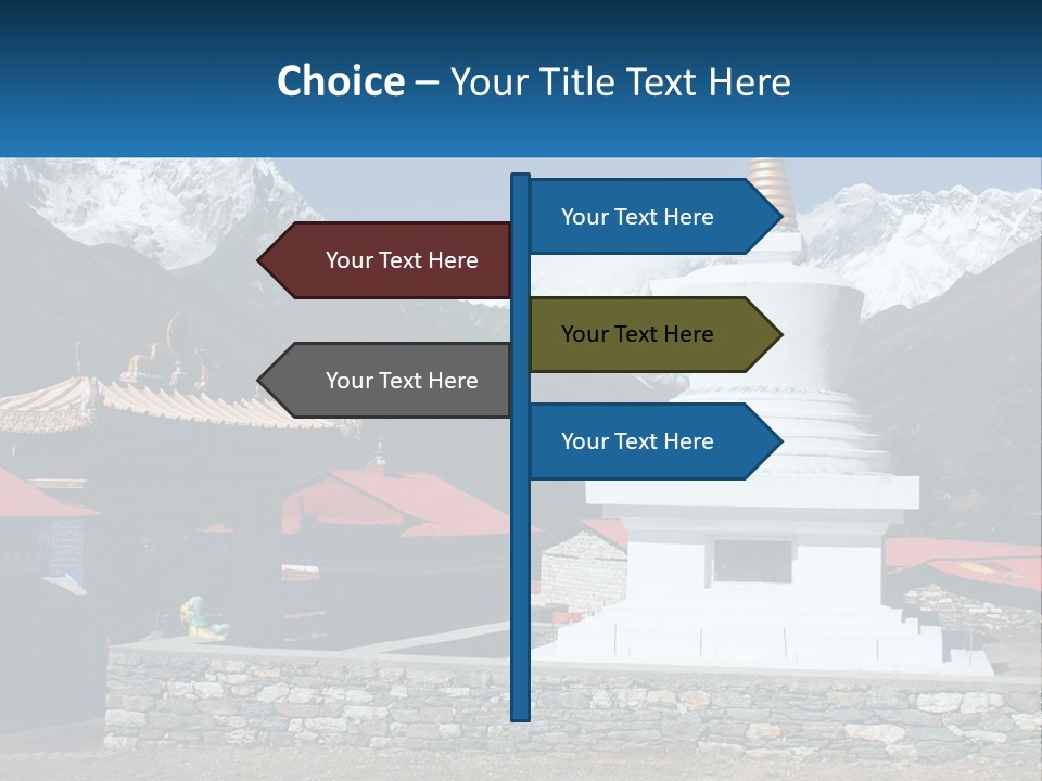 Rock Snow Everest PowerPoint Template