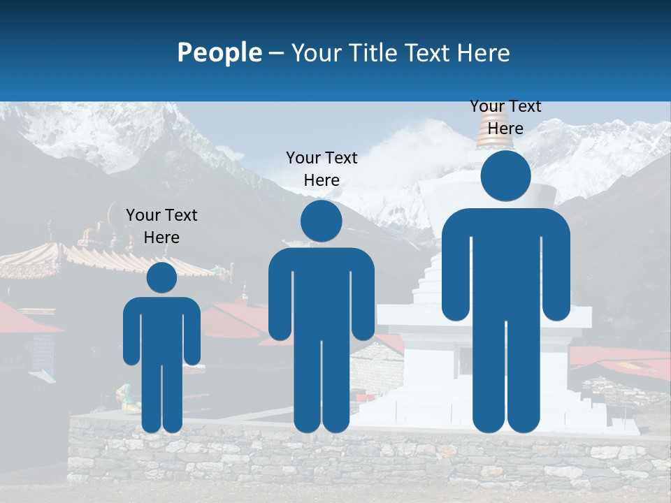 Rock Snow Everest PowerPoint Template