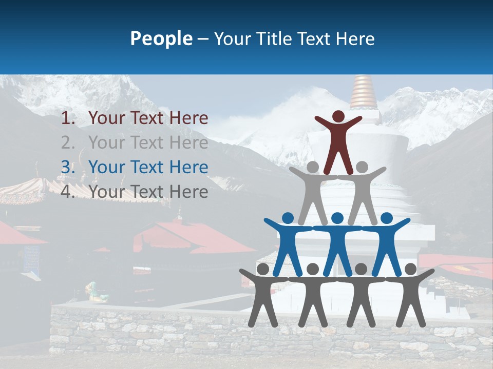 Rock Snow Everest PowerPoint Template