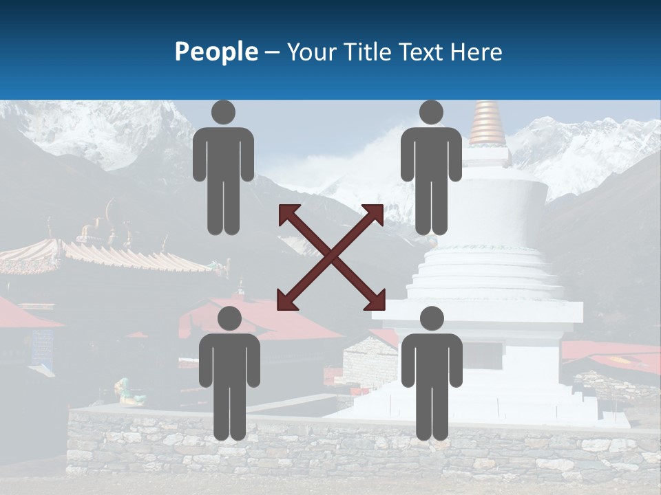 Rock Snow Everest PowerPoint Template