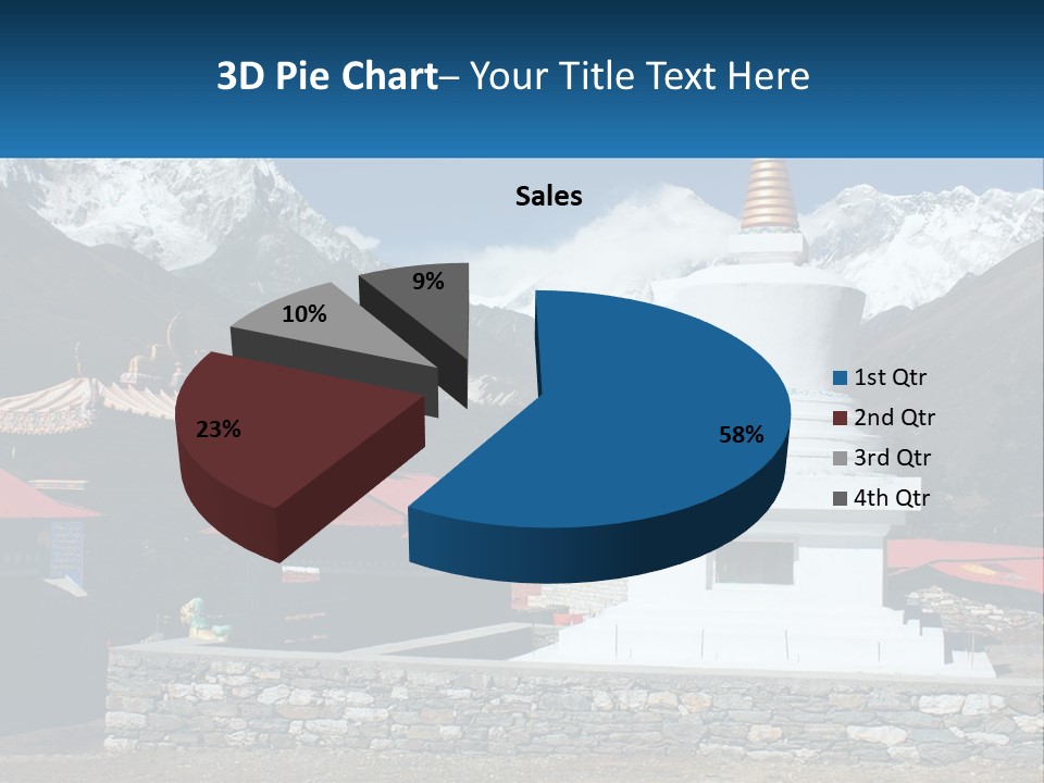 Rock Snow Everest PowerPoint Template