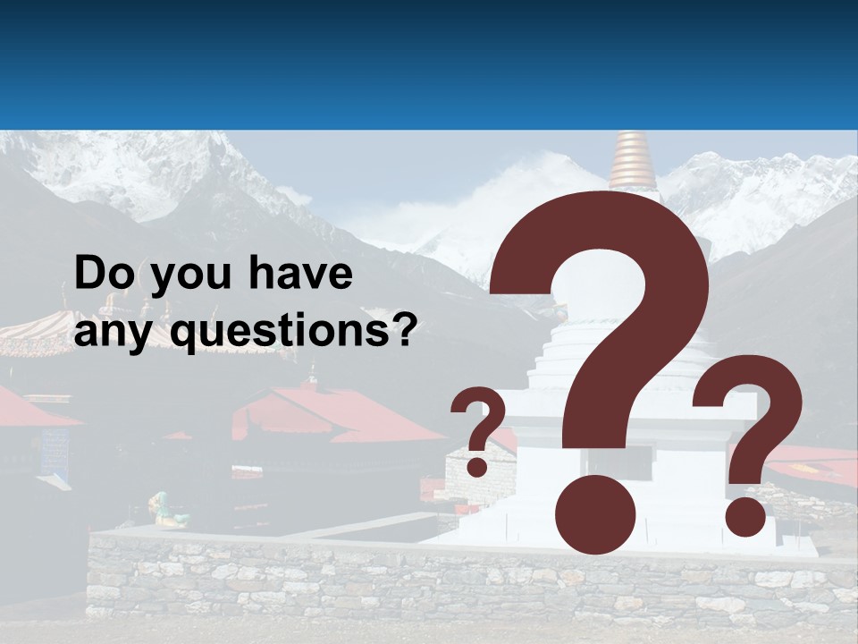 Rock Snow Everest PowerPoint Template