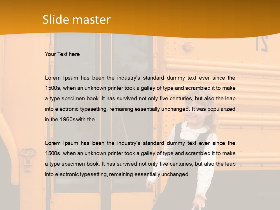 Window Transportation Heavy PowerPoint Template