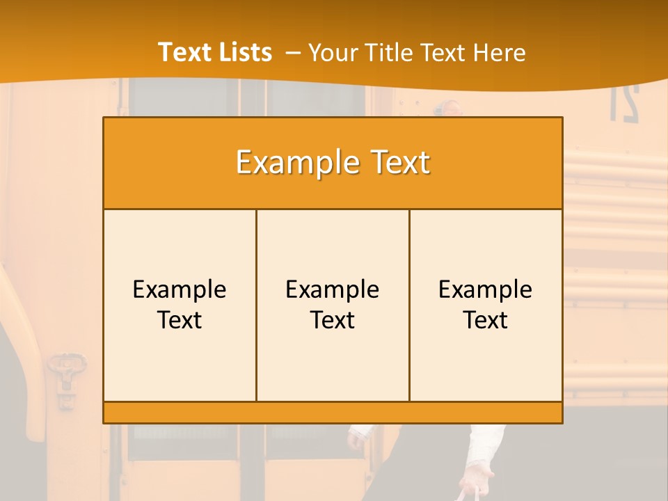 Window Transportation Heavy PowerPoint Template