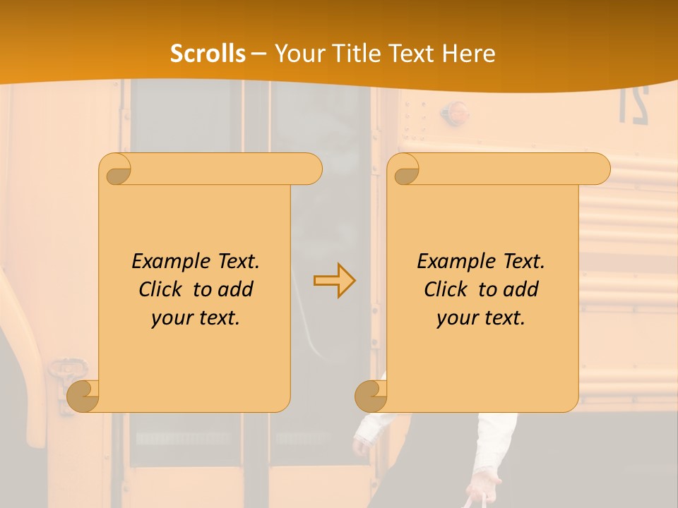 Window Transportation Heavy PowerPoint Template