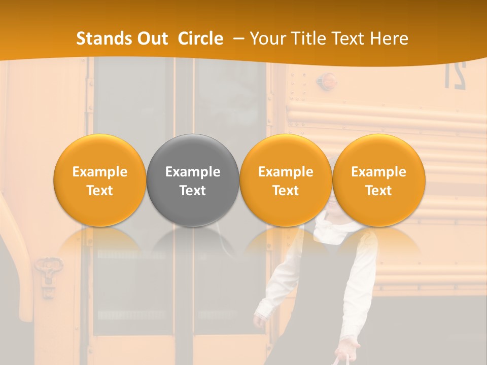 Window Transportation Heavy PowerPoint Template