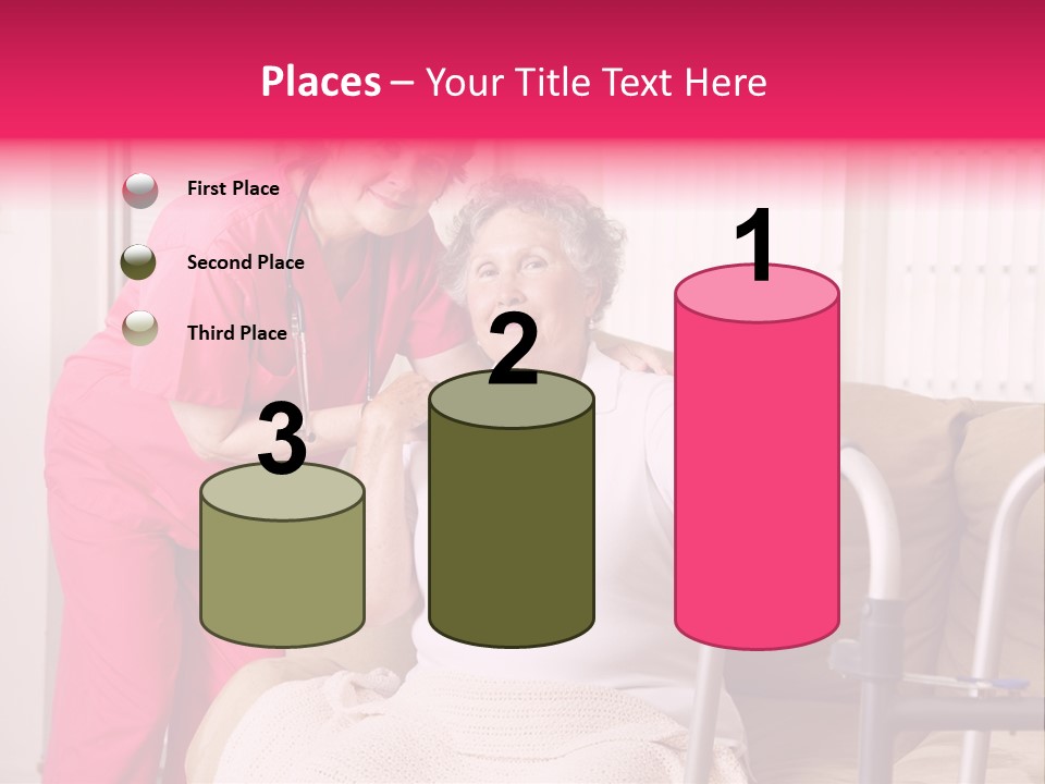 Handicapped Retiree Disabled PowerPoint Template