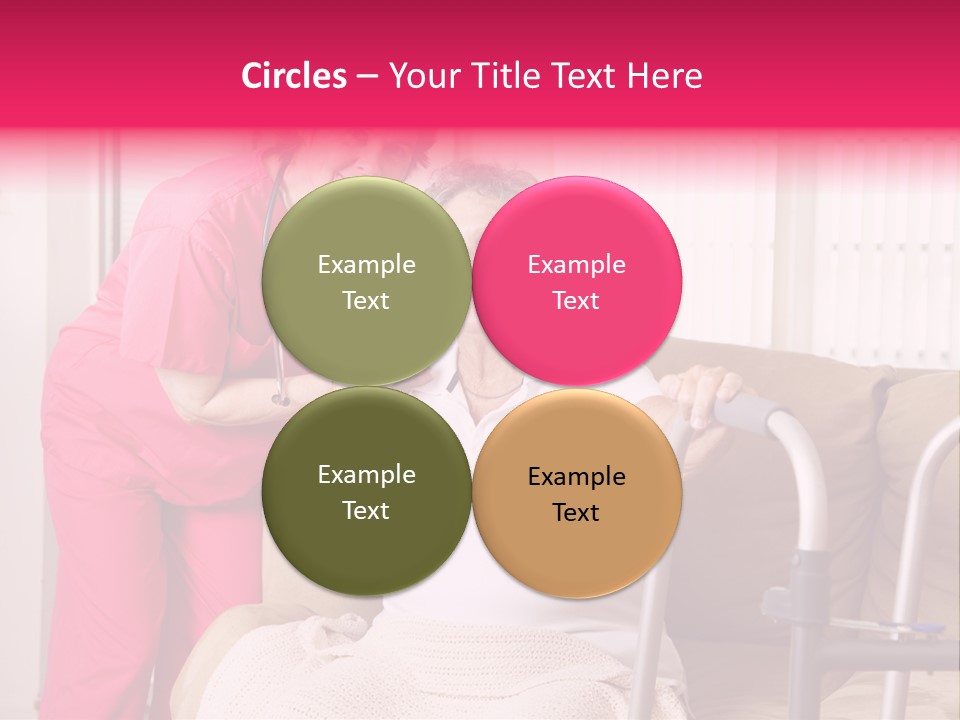 Handicapped Retiree Disabled PowerPoint Template