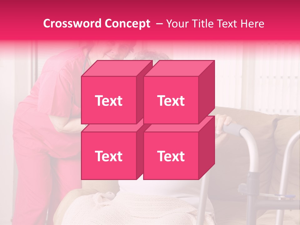 Handicapped Retiree Disabled PowerPoint Template