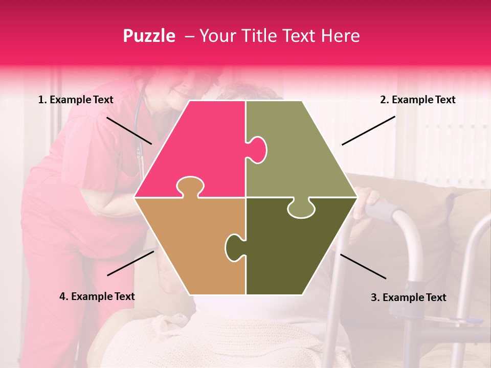 Handicapped Retiree Disabled PowerPoint Template