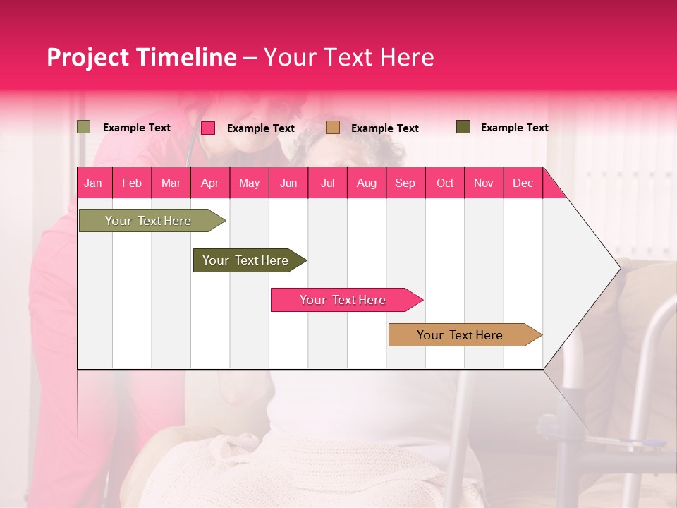 Handicapped Retiree Disabled PowerPoint Template