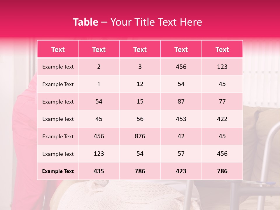 Handicapped Retiree Disabled PowerPoint Template