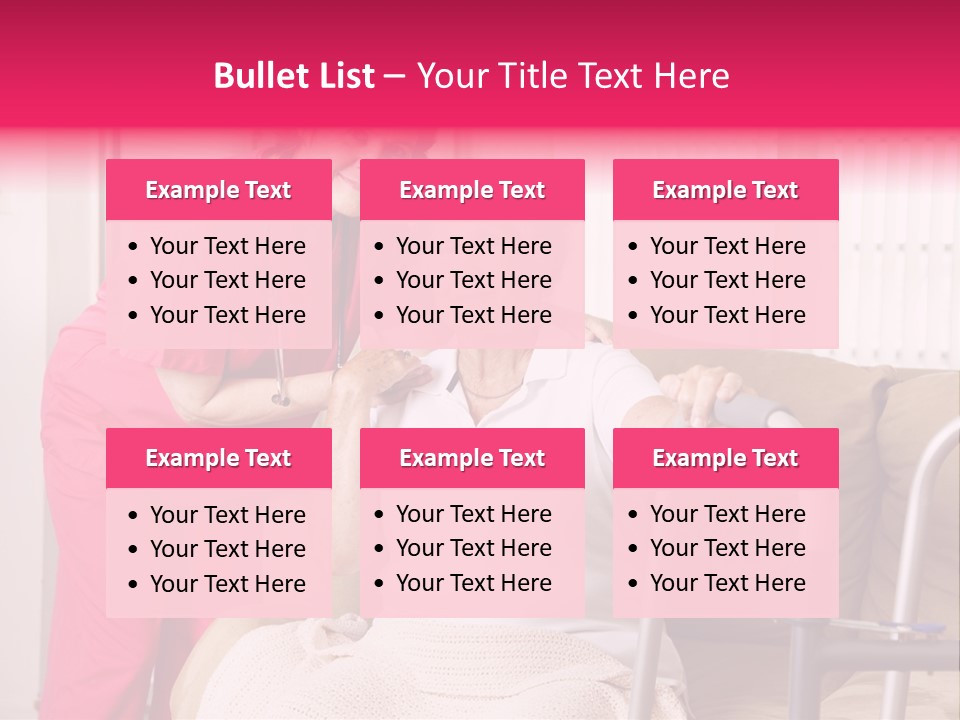 Handicapped Retiree Disabled PowerPoint Template