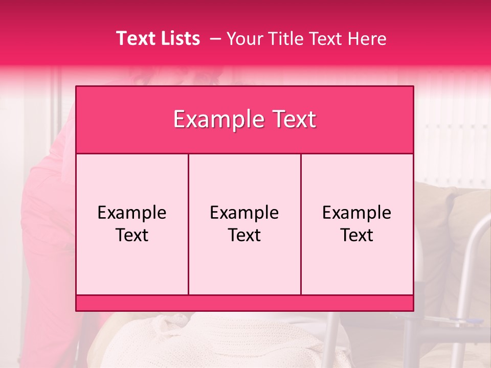 Handicapped Retiree Disabled PowerPoint Template