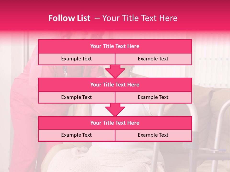 Handicapped Retiree Disabled PowerPoint Template
